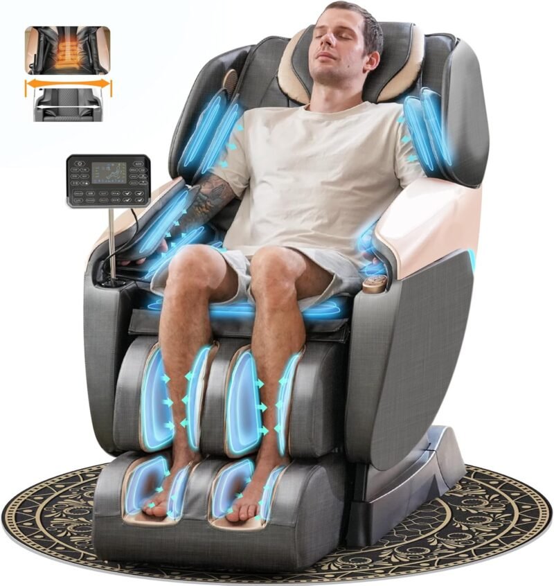 Experience Ultimate Relaxation: Full Body 4D SL-Track Zero Gravity Massage Chair Review
