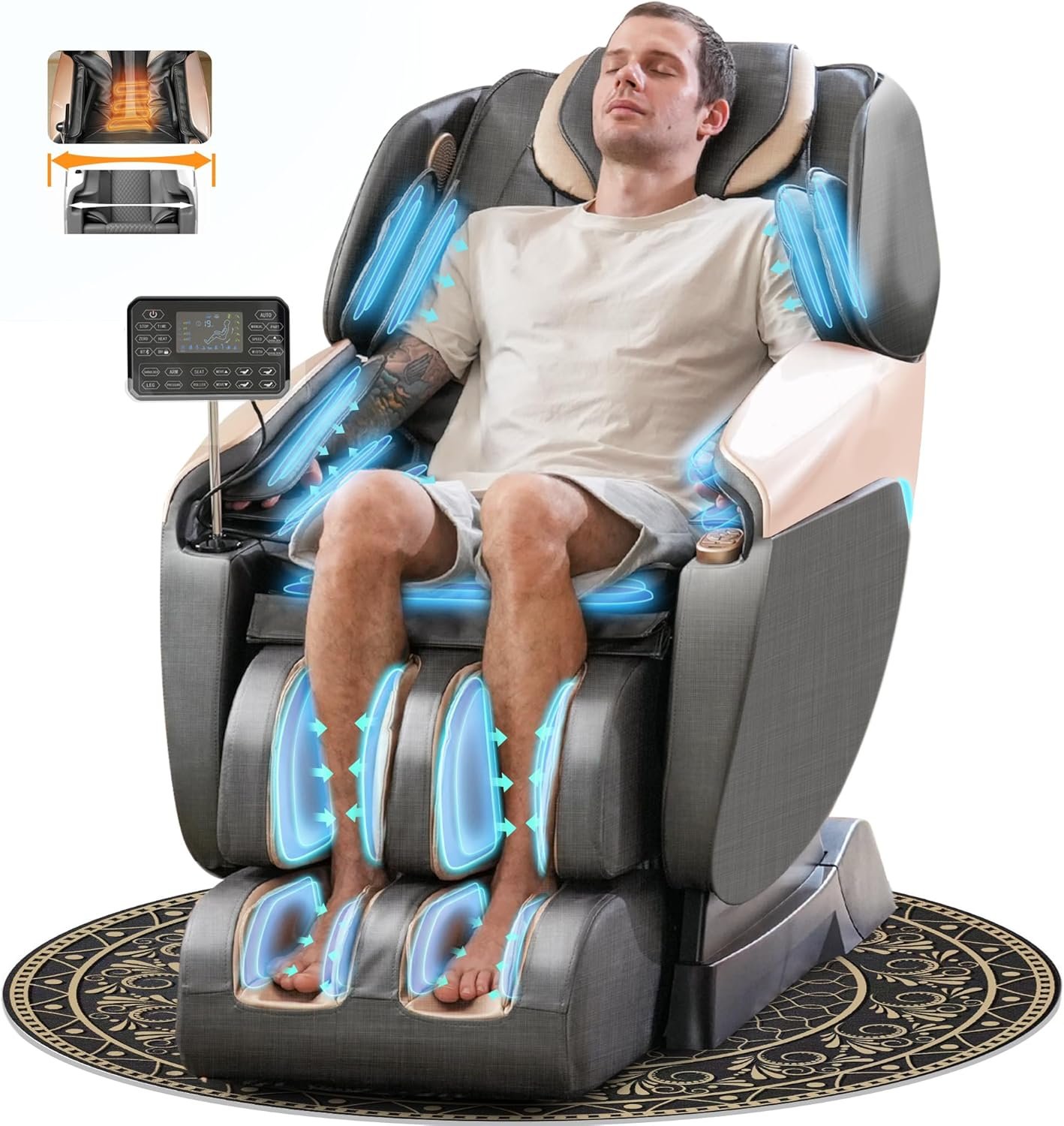 Experience Ultimate Relaxation: Full Body 4D SL-Track Zero Gravity Massage Chair Review
