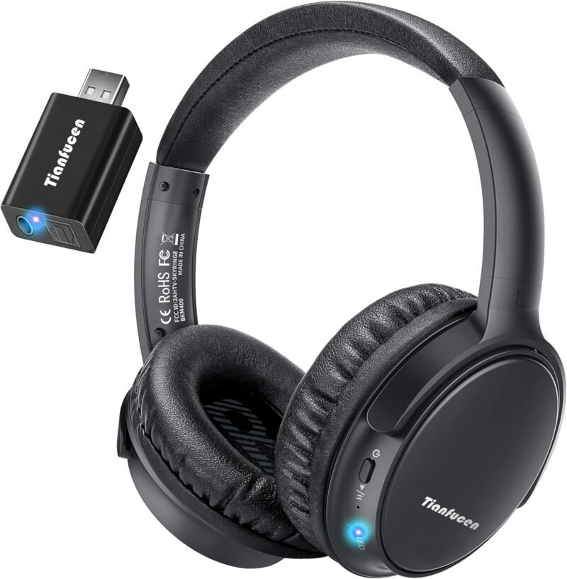 Experience Uninterrupted TV Sound: Tianfucen Wireless Headphones Review