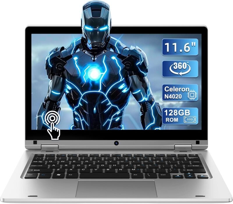 Explore the Versatile 11.6" 360° Touchscreen Laptop: Power Meets Portability!
