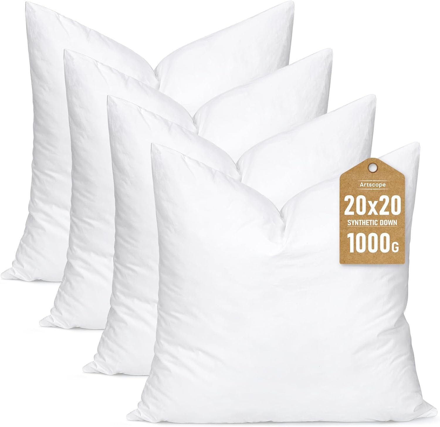 Fluff Your Home: Review of Artscope Synthetic Down Pillow Inserts for Ultimate Comfort