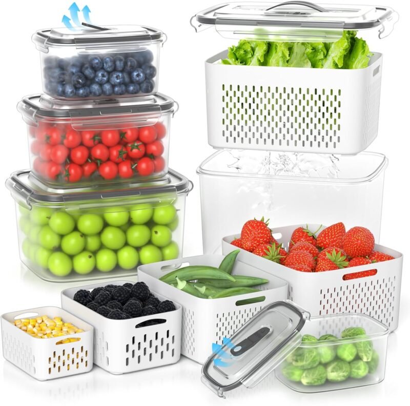 Fresh & Organized: Review of 5 Pack Fruit Storage Containers for Your Fridge