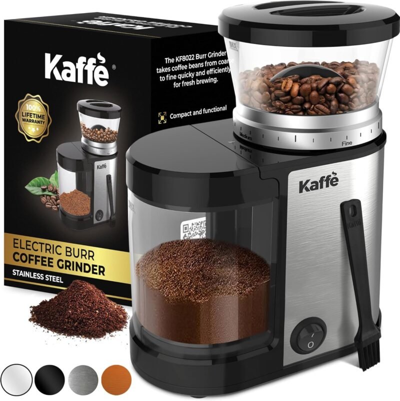 Grind Like a Pro: Kaffe Electric Burr Coffee Grinder Review