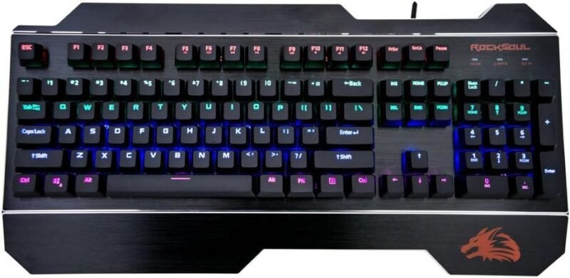 Illuminate Your Game: ROCKSOUL RSKB-AR8821 RGB Mechanical Keyboard Review