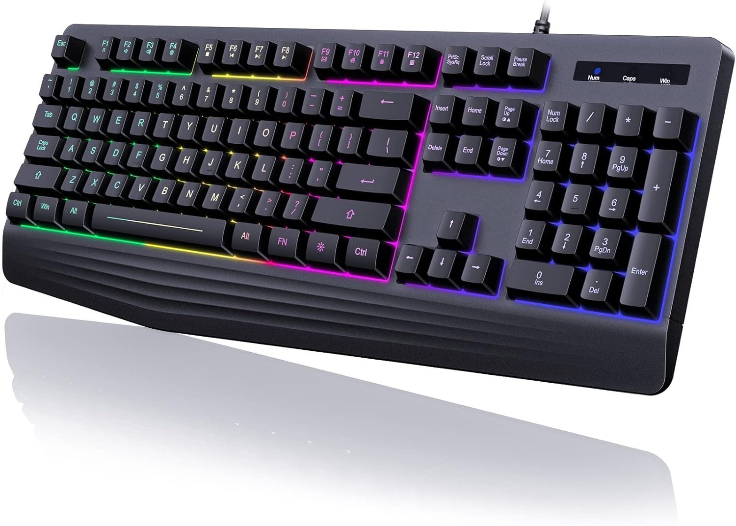 Illuminate Your Game: The Ultimate 7-Color LED Keyboard Review