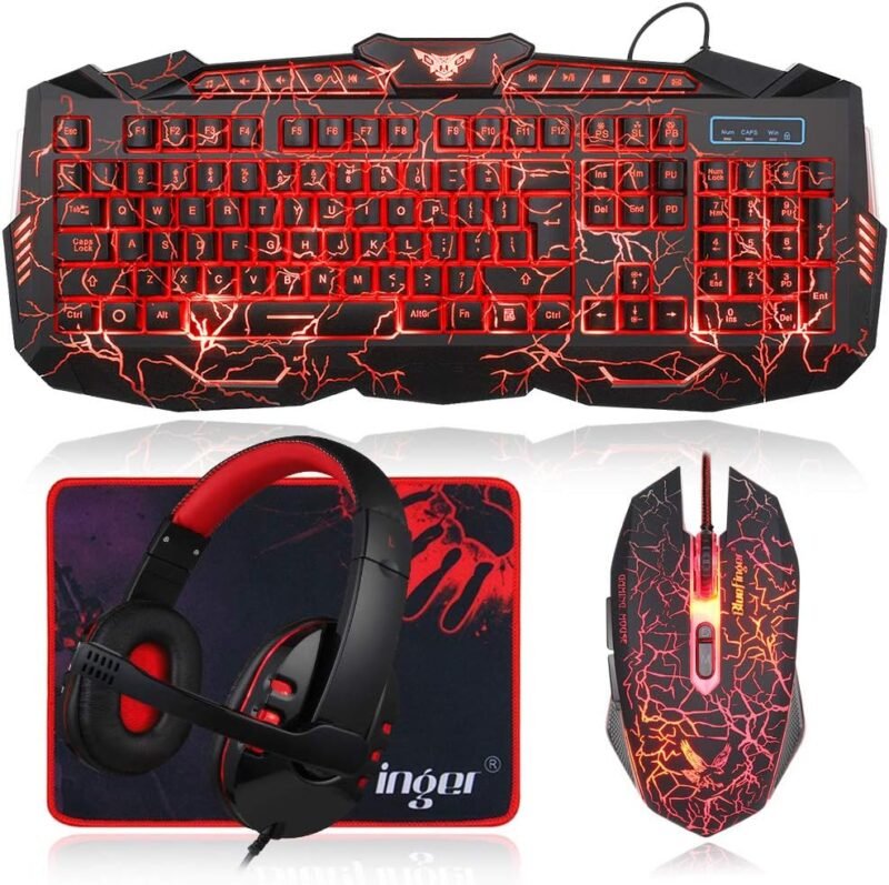 Illuminate Your Gaming: BlueFinger Keyboard, Mouse & Headset Combo Review