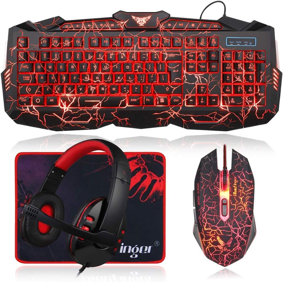 Illuminate Your Gaming: BlueFinger Keyboard, Mouse & Headset Combo Review