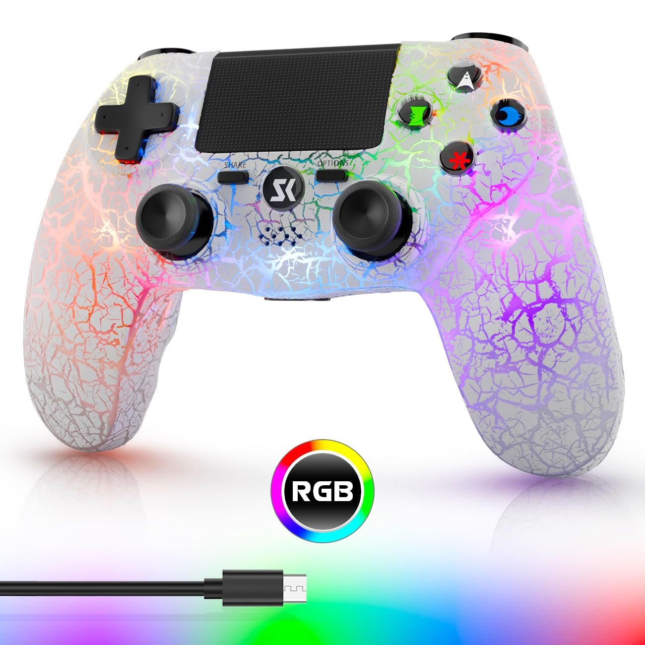 Illuminate Your Gaming: Review of the LED Backlit Wireless PS4 Controller