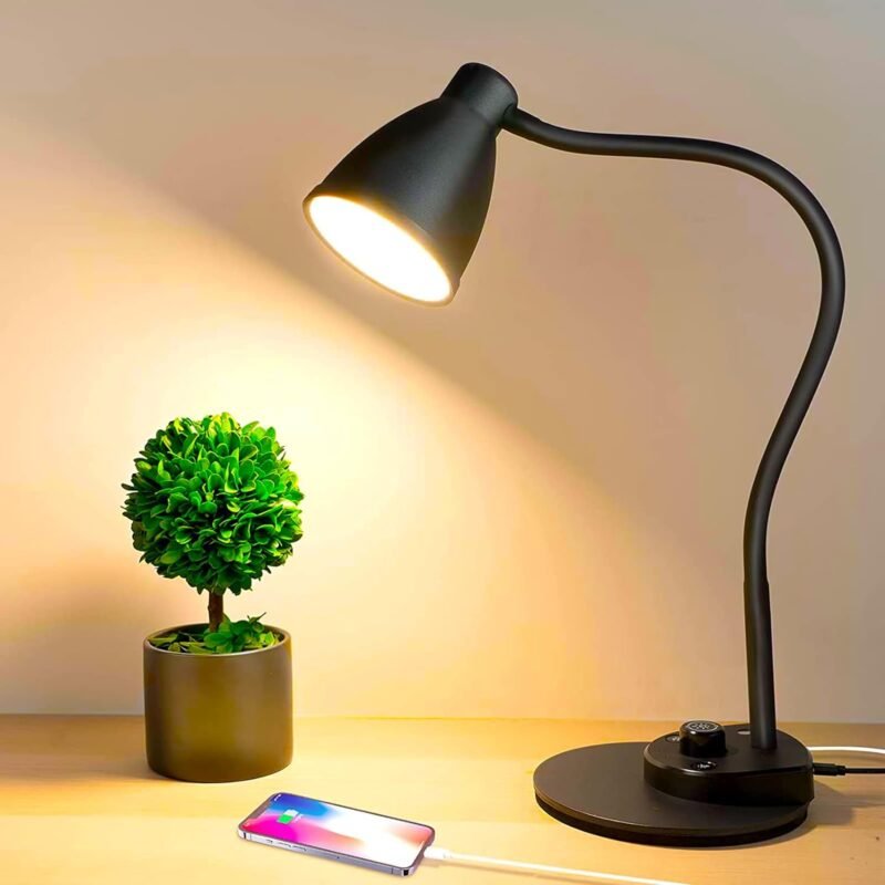 Illuminate Your Space: A Review of the BOHON LED Desk Lamp with USB Charging