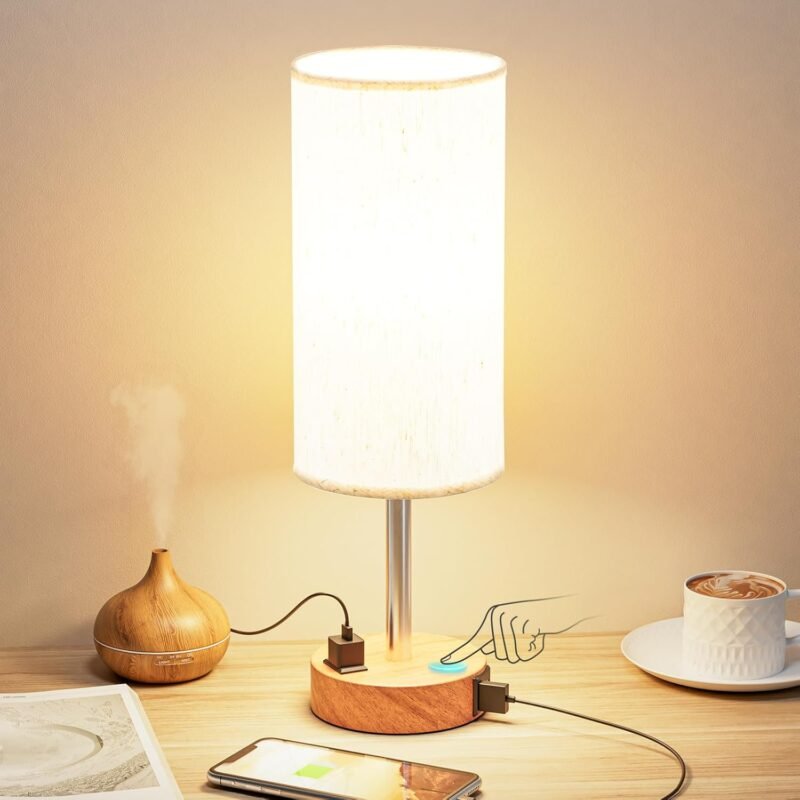 Illuminate Your Space: The Ultimate 3-Way Dimmable Touch Table Lamp Review
