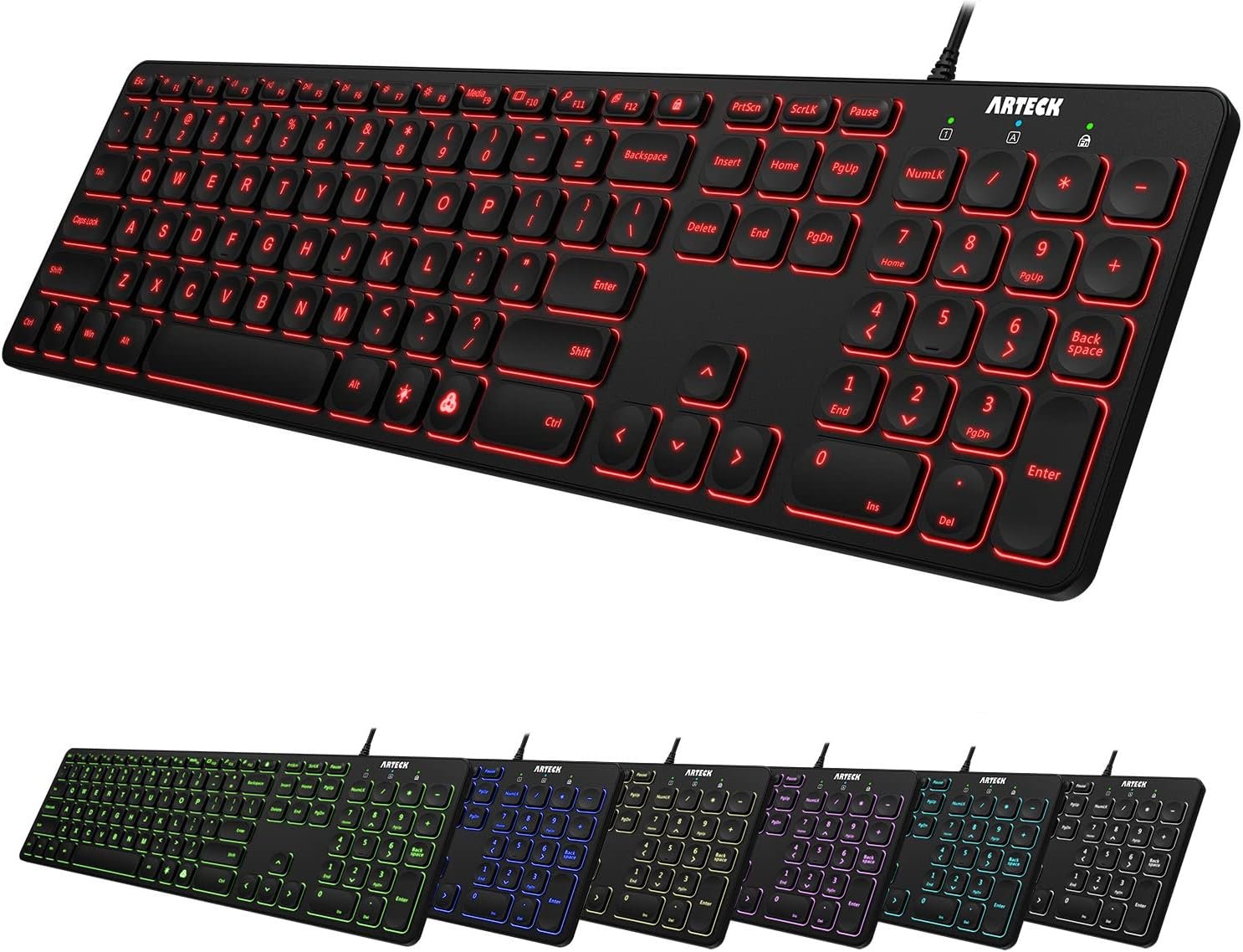 Illuminate Your Typing: A Review of the Arteck Backlit USB Wired Keyboard