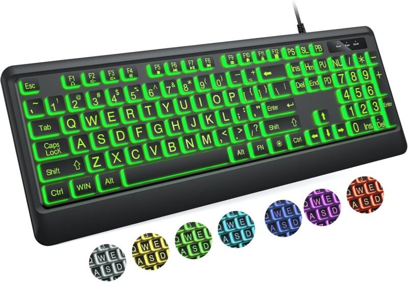 Illuminate Your Typing: Reviewing the Large Print Backlit USB Keyboard