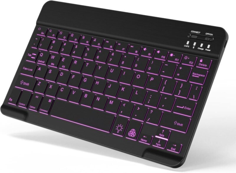 Illuminate Your Typing: The Ultimate Portable Backlit Bluetooth Keyboard for All Devices
