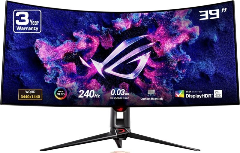 Immerse Yourself: ASUS ROG Swift 39” Ultrawide Curved OLED Gaming Monitor Review