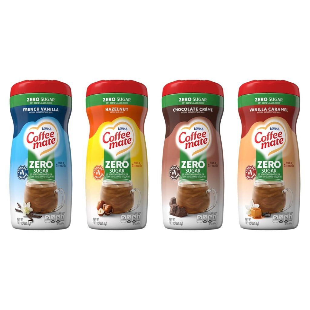 Indulge Guilt-Free: Nestle Coffee mate Zero Sugar Flavored Creamer 4 Pack Review