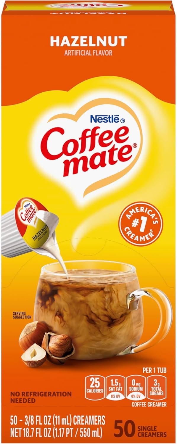 Indulge Your Coffee: Hazelnut Creamer Review (50-Box)