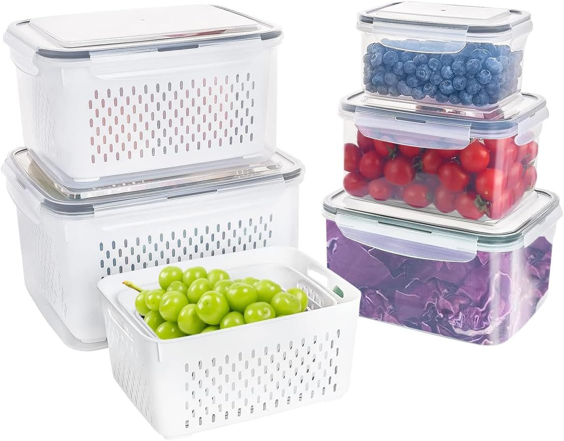 Keep It Fresh: Review of 5 Pcs Airtight Fridge Storage Containers
