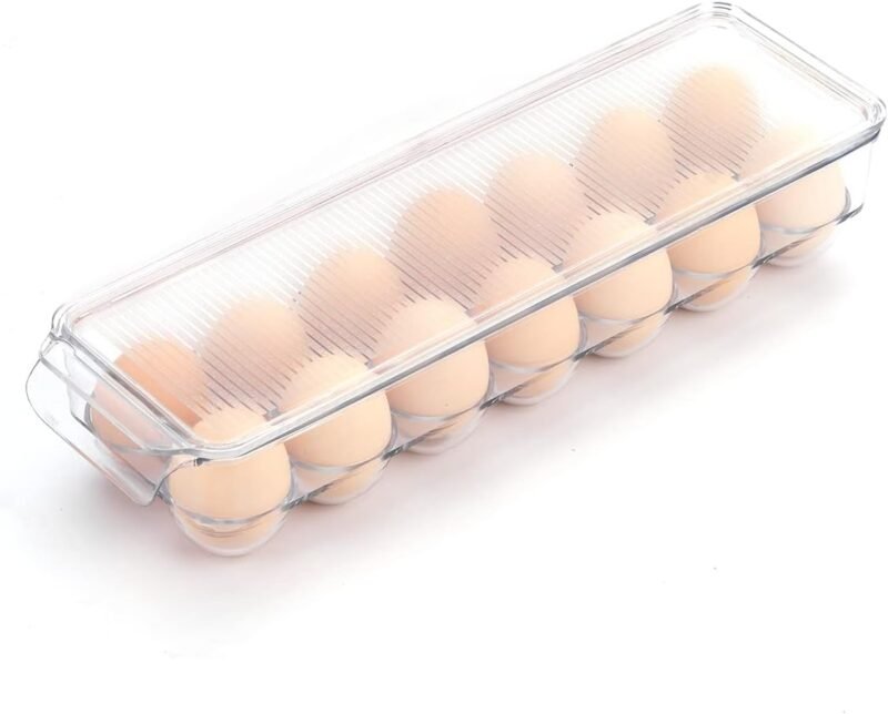 Keep Your Eggs Fresh: The Ultimate 14-Capacity Fridge Egg Holder Review