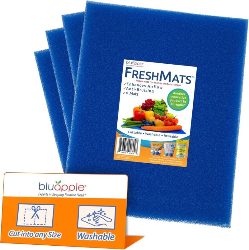 Keep Your Produce Fresh: A Review of Bluapple FreshMats!