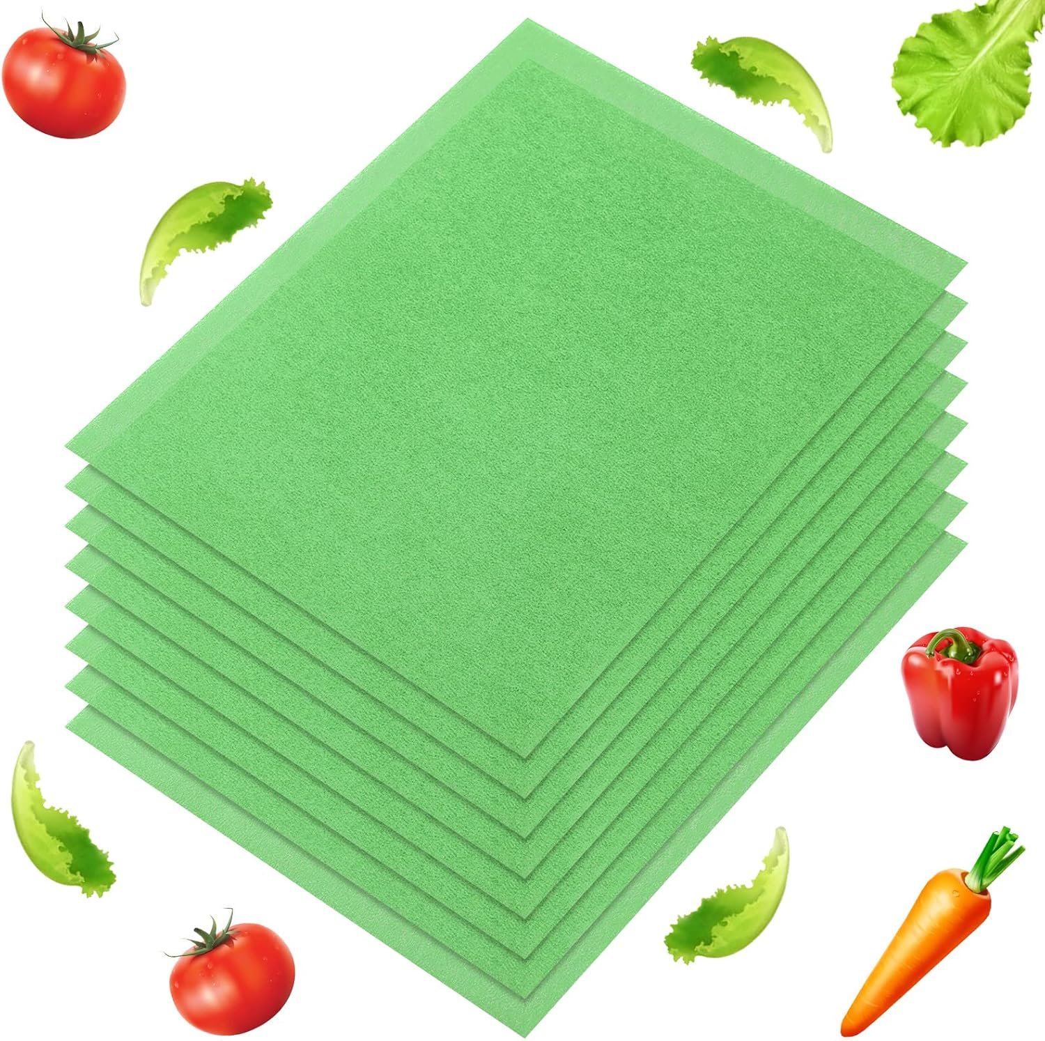 Keep Your Produce Fresh: Poen 8-Pc Fridge Shelf Liners Review