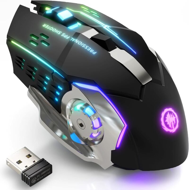 Level Up Your Gameplay: Review of the Wireless Bluetooth RGB Gaming Mouse