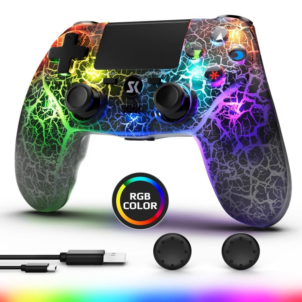 Level Up Your Gaming: Review of the LED Backlit Wireless Controller for PS4