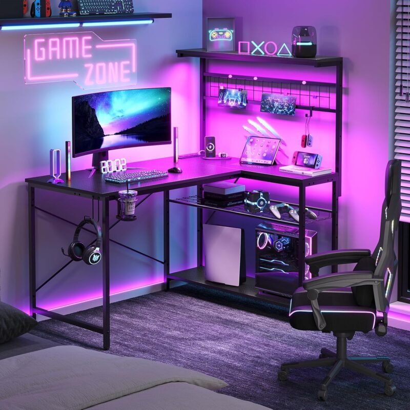 Level Up Your Setup: Bestier 42L Gaming Desk Review!