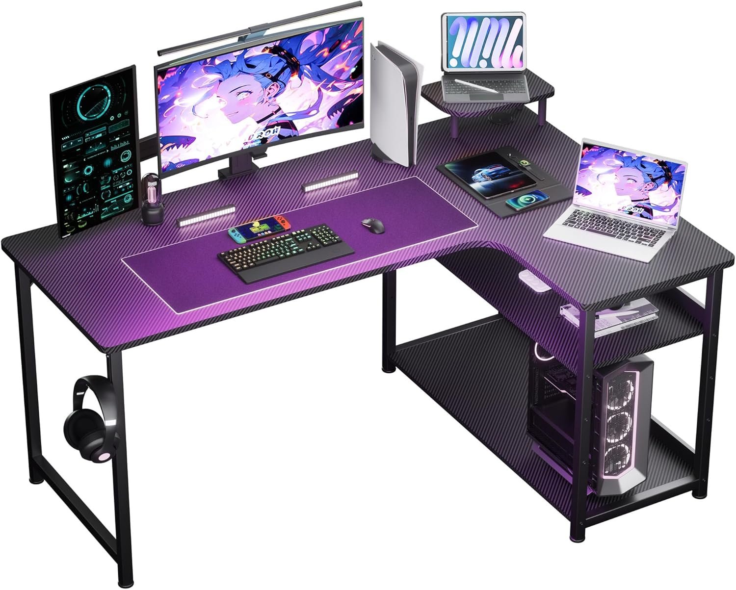 Level Up Your Workspace: GTPLAYER L Shaped Gaming Desk Review