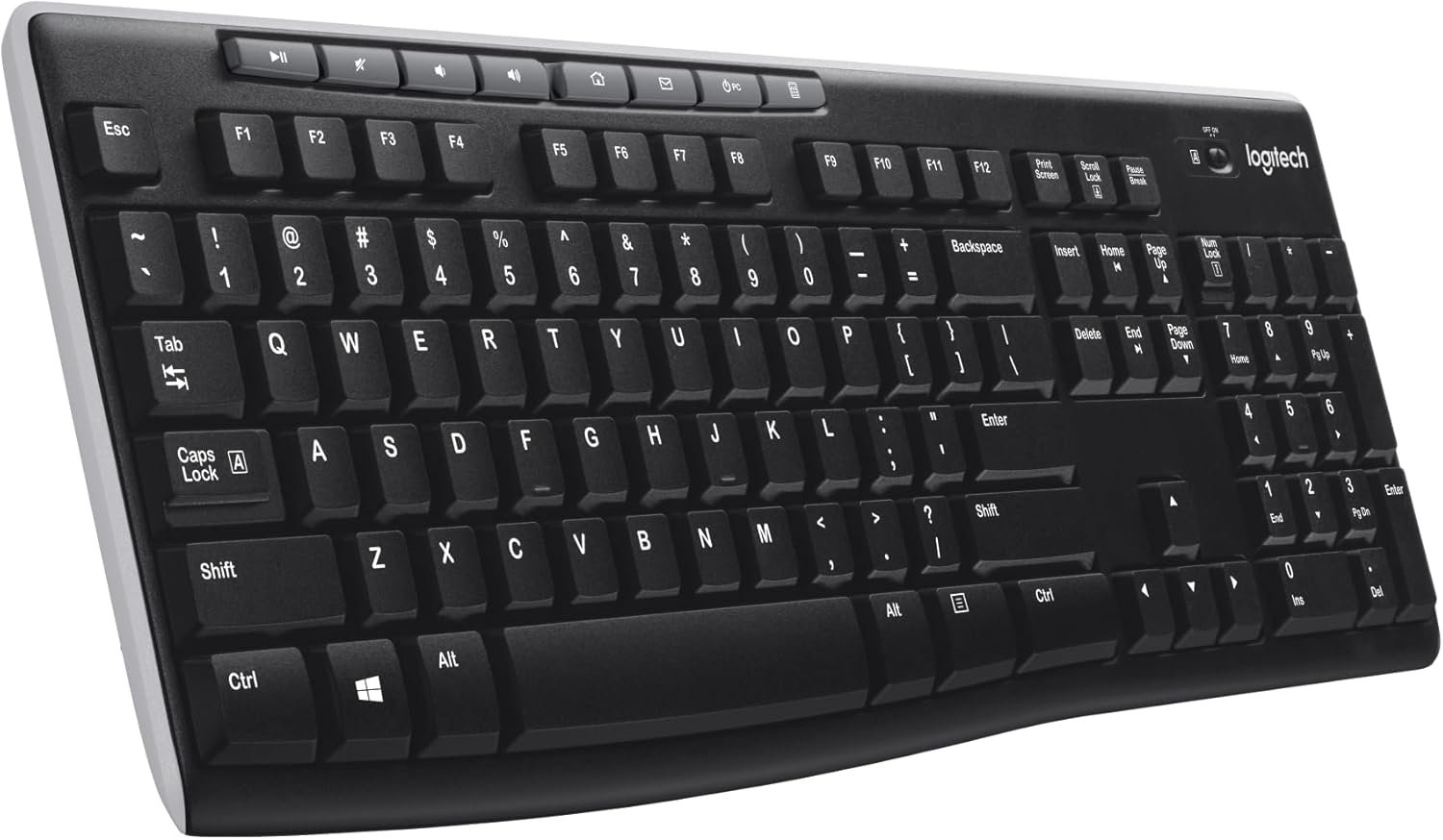 Logitech K270 Wireless Keyboard: The Perfect Companion for Your PC and Laptop!