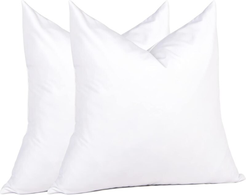 Luxurious Comfort: puredown® Natural Feather Down Throw Pillow Inserts Review