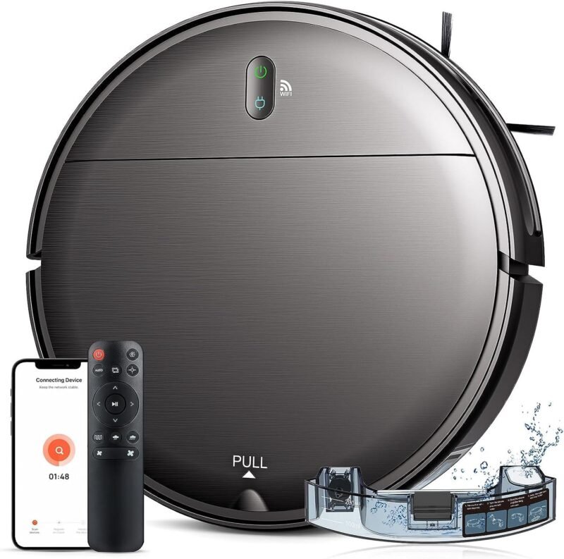 MAMNV Robot Vacuum and Mop Combo: The Ultimate 2-in-1 Cleaning Solution!