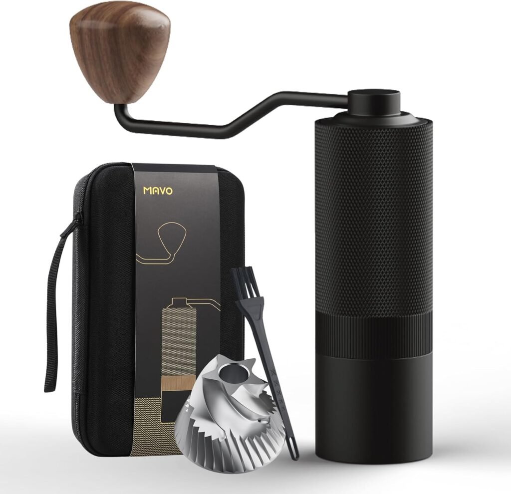 MAVO Manual Coffee Grinder: Unlock the Perfect Brew with Precision and Style!