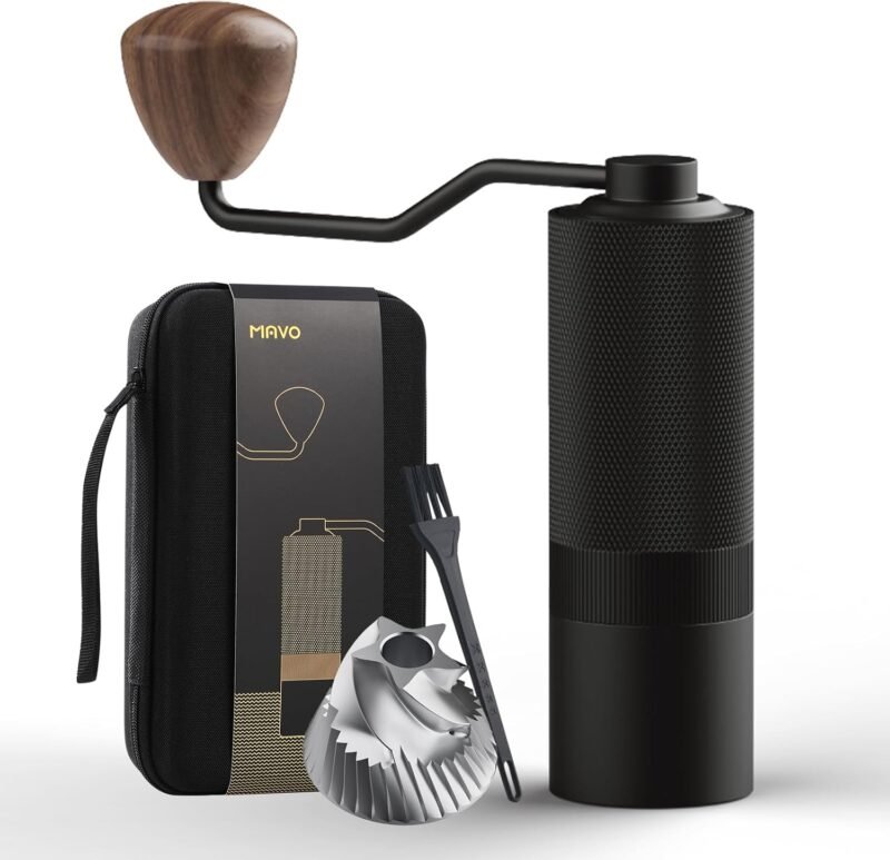 MAVO Manual Coffee Grinder: Unlock the Perfect Brew with Precision and Style!