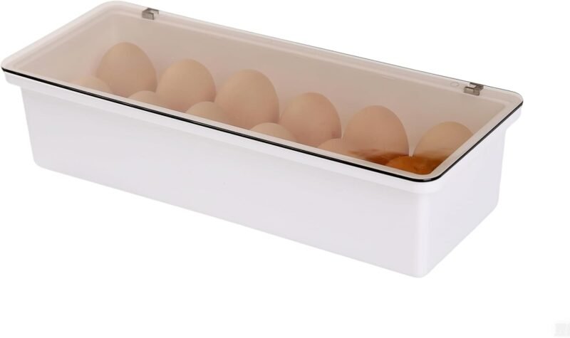 Maximize Kitchen Space: The Ultimate Egg Organizer for Your Refrigerator!