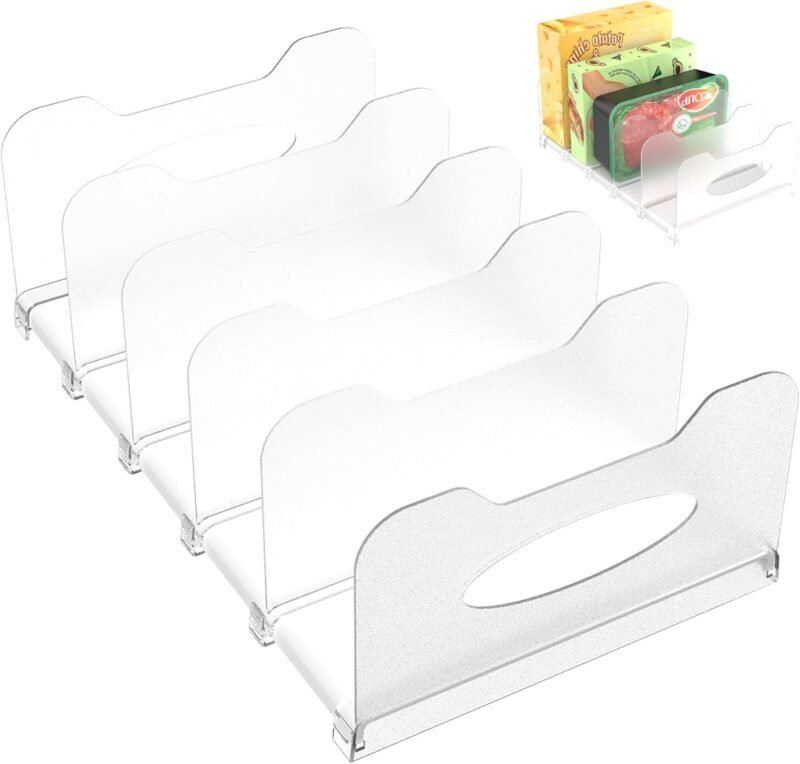 Maximize Your Freezer Space: The Ultimate 12” Visible Organizer with Adjustable Dividers