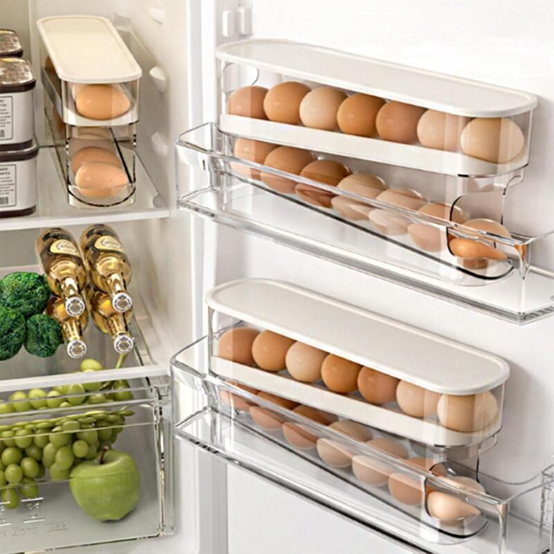Maximize Your Fridge: Review of the Auto Rolling Fridge Egg Organizer