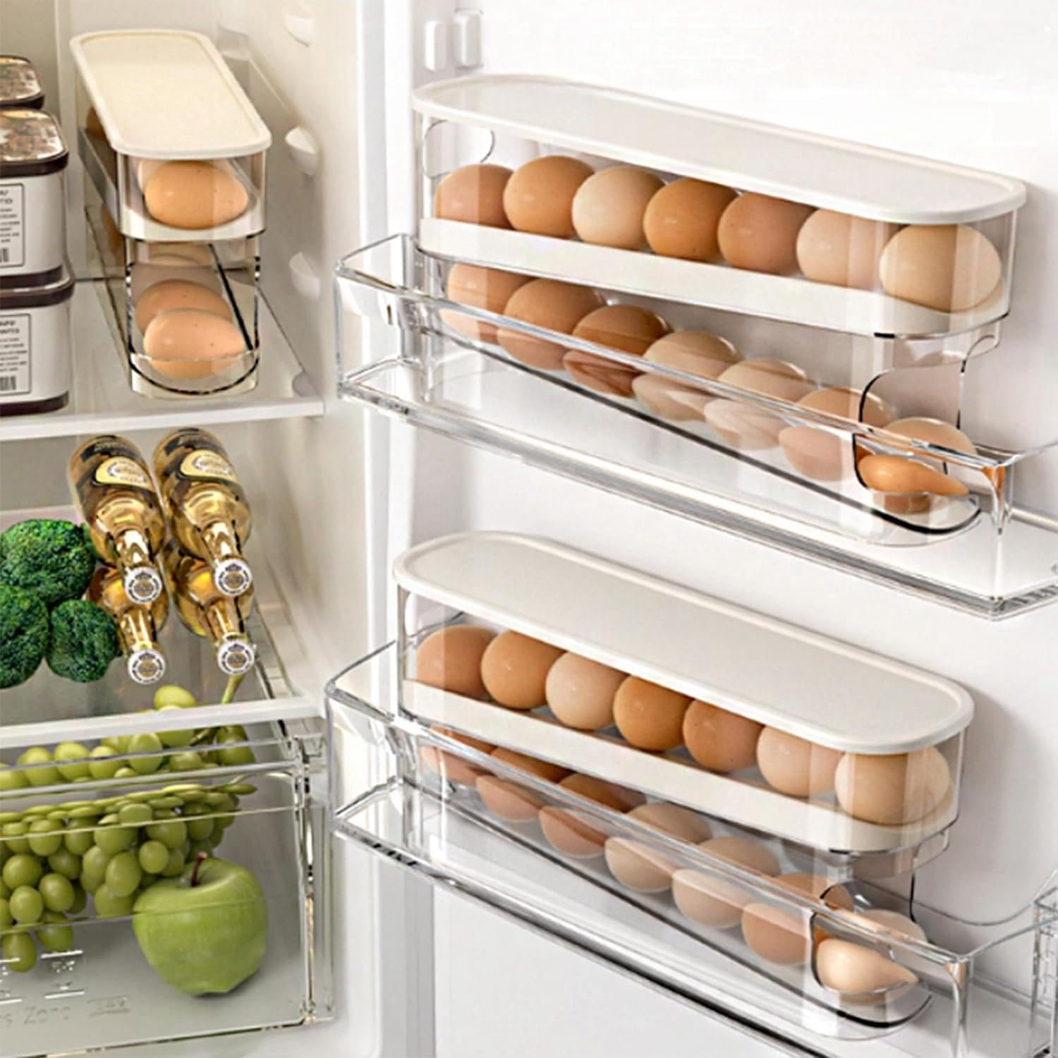 Maximize Your Fridge: Review of the Auto Rolling Fridge Egg Organizer