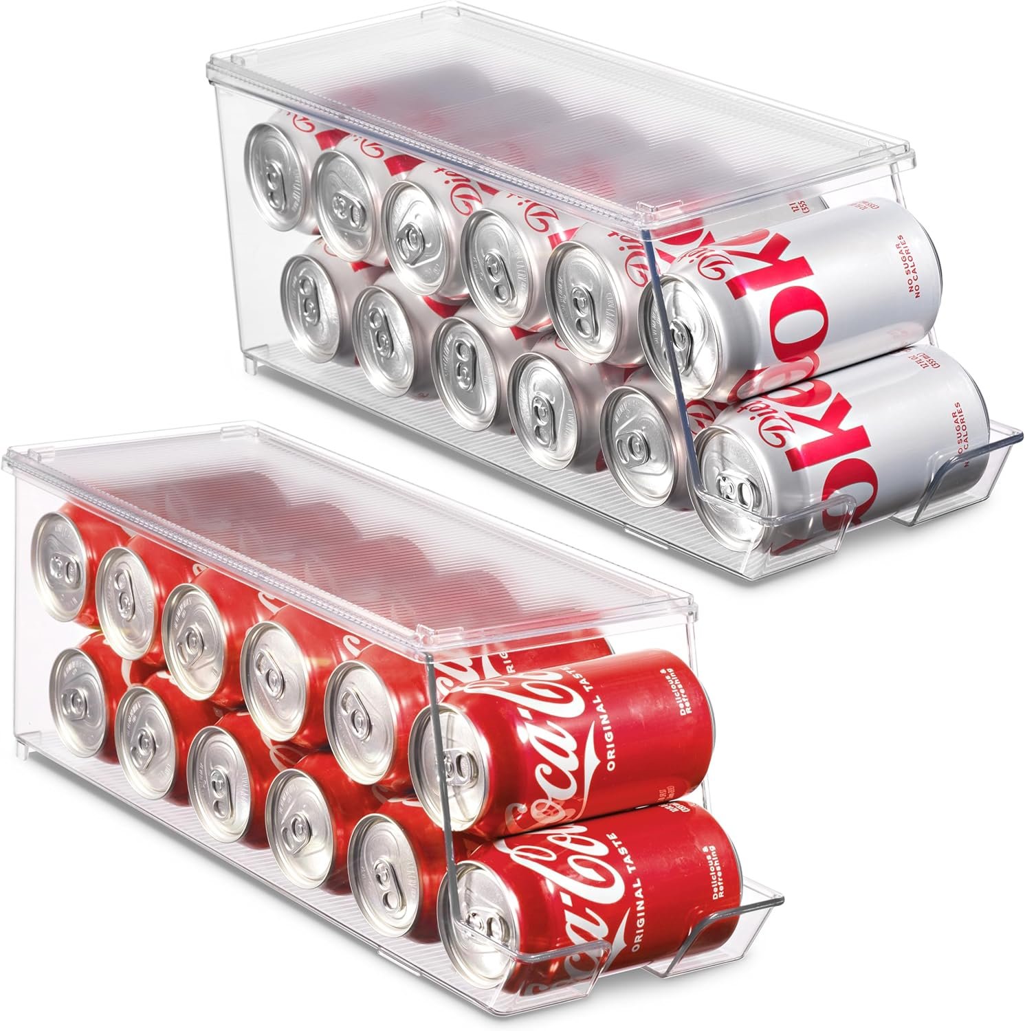 Maximize Your Fridge Space: Review of Stackable Soda Can Dispenser