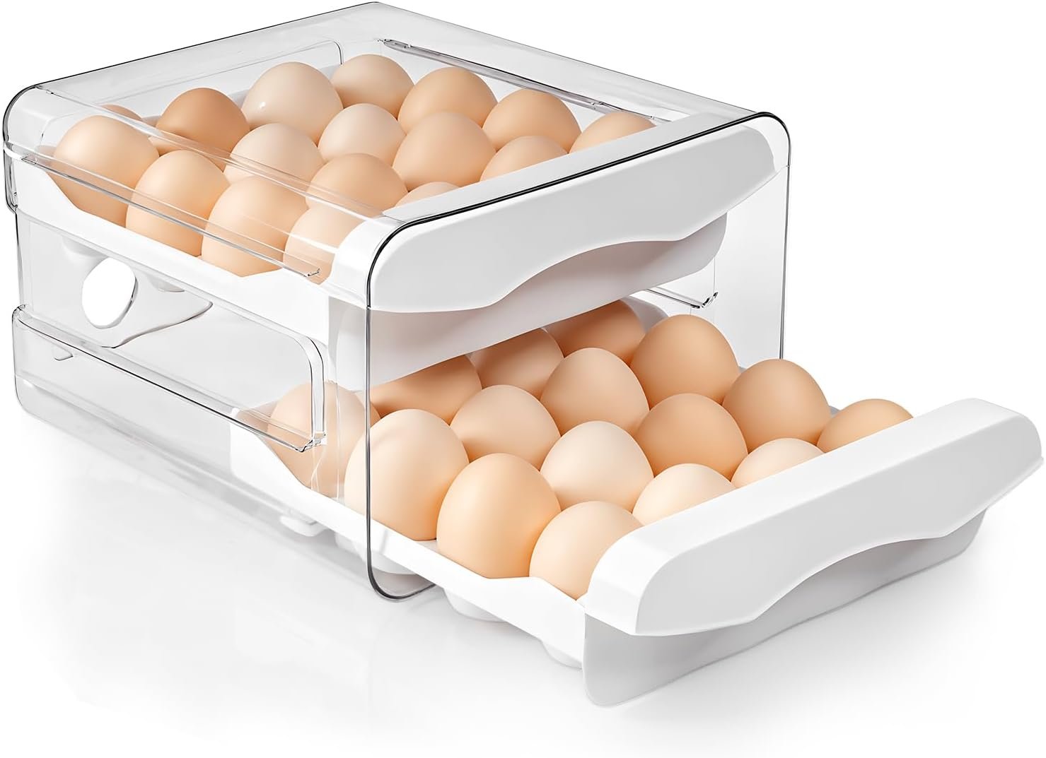 Maximize Your Fridge Space: The Ultimate 32-Grid Egg Holder Review!