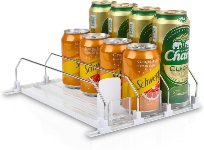 Maximize Your Fridge Space: The Ultimate 3-Row Soda Can Dispenser Review