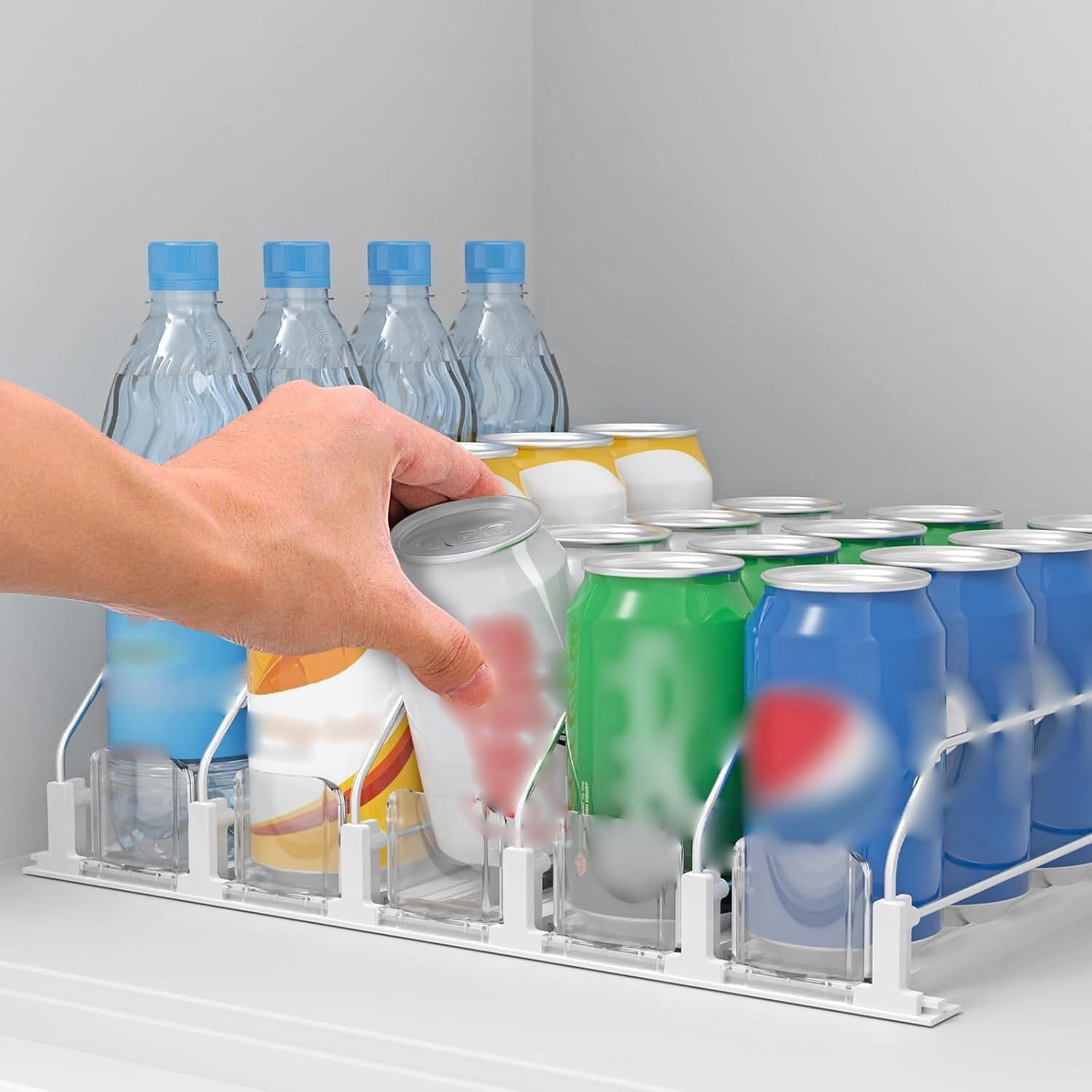 Maximize Your Fridge Space: The Ultimate Self-Pushing Soda Can Dispenser Review
