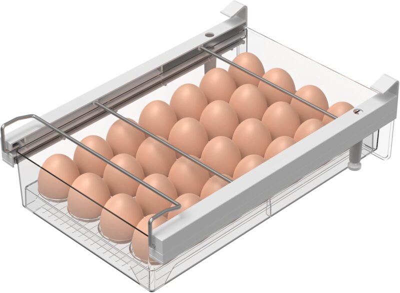 Maximize Your Fridge Space: Vacane's Clear Egg Drawer & Storage Solutions