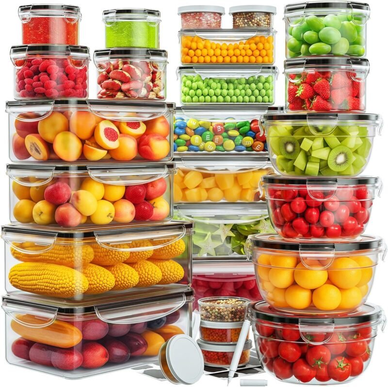Maximize Your Kitchen: Review of the 52 PCS Airtight Food Storage Container Set