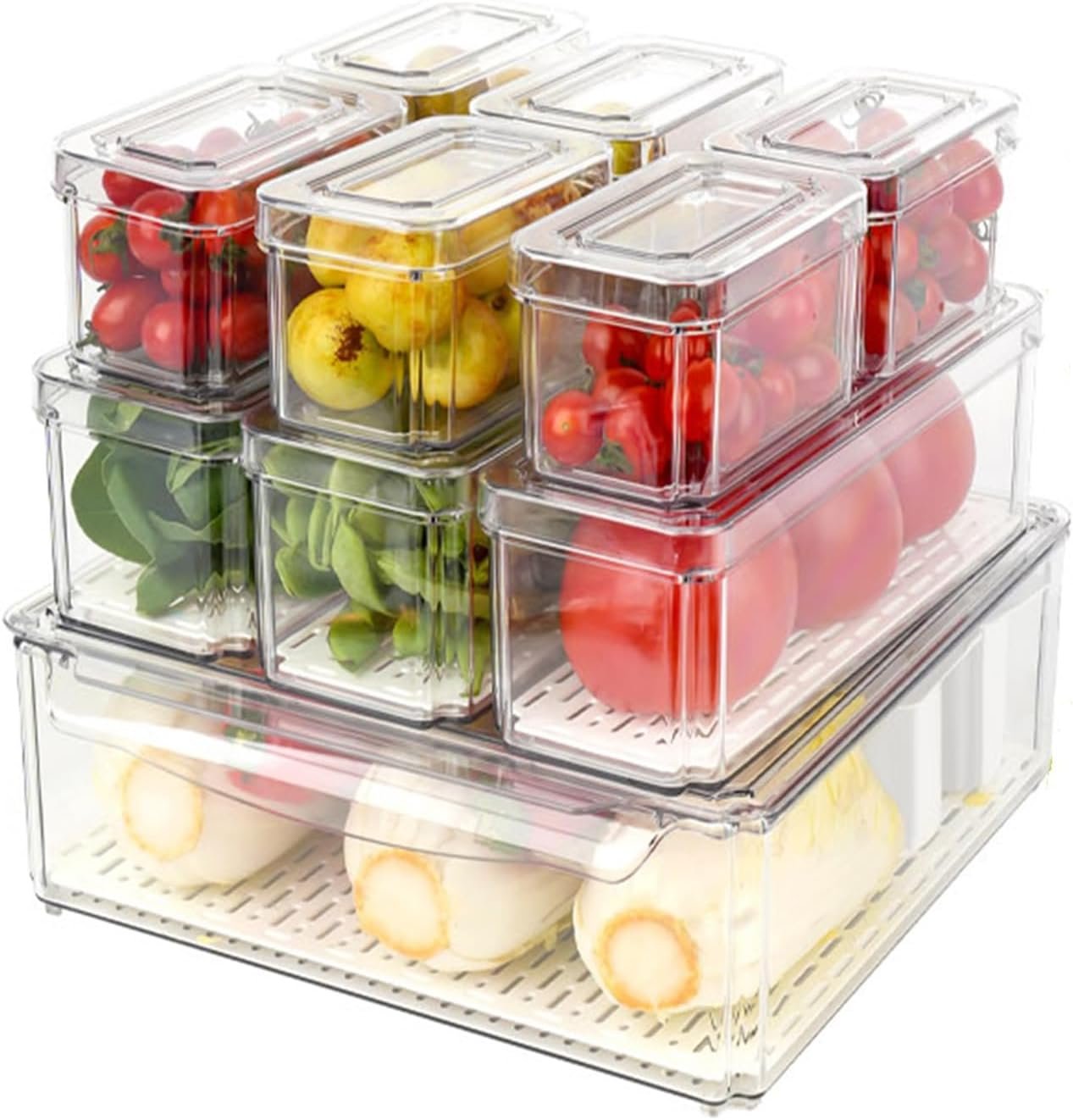 Maximize Your Kitchen Space: Review of 10 Pack Stackable Fridge Organizer Bins