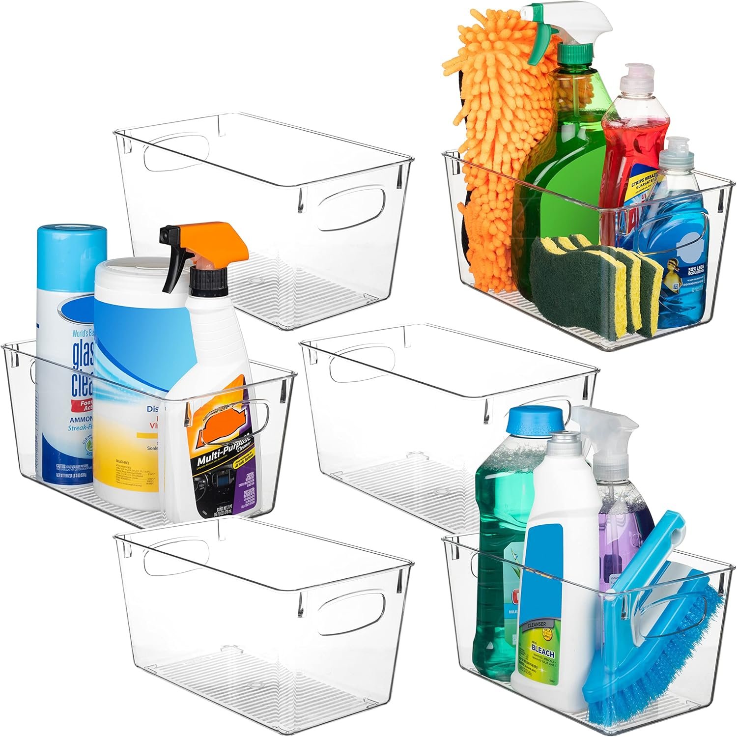 Maximize Your Kitchen with ClearSpace Clear Plastic Storage Bins: The Ultimate Organization Solution!