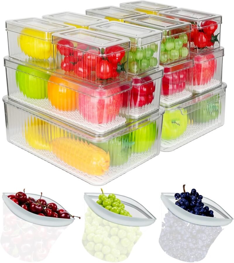 Maximize Your Kitchen with the 17 Pack Fridge Organizer Bins: A Review of Storage Solutions