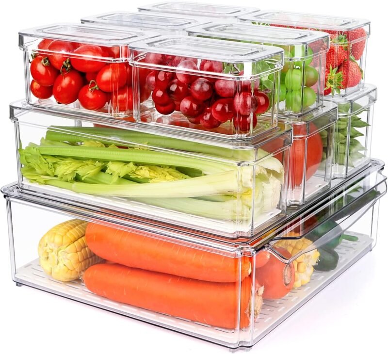 Maximize Your Space: 10 Pack Stackable Refrigerator Organizer Bins Review