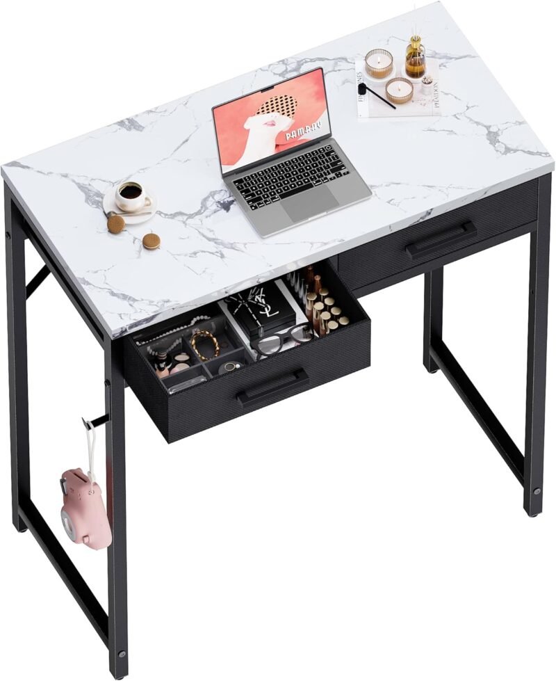 Maximize Your Space: Pamray 32 Inch Marble Computer Desk Review