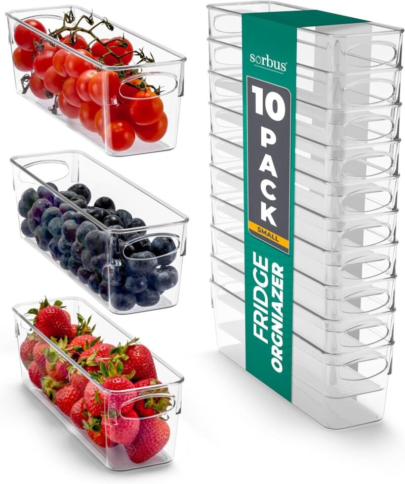 Maximize Your Space: Review of Sorbus 10-Pack Clear Plastic Organizing Bins