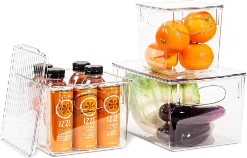 Maximize Your Space: Review of Sorbus Clear Plastic Storage Bins for Ultimate Kitchen Organization